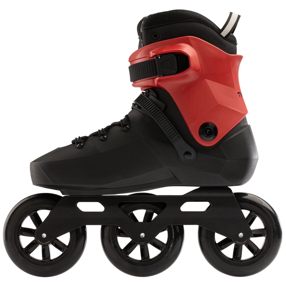 ROLLERBLADE Adult Unisex Twister 110 Inline Skates, Color: Black/Red, Size: 11/11.5