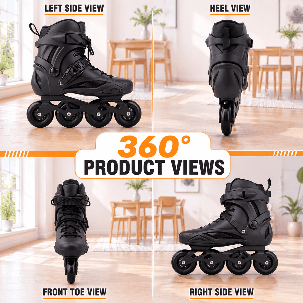 Unisex Inline Skates, Men3.5-4/Women4.5-5, Performance Fitness Roller Skates