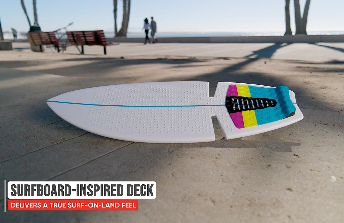 Razor RipSurf Caster Board - Multicolor, 76mm 360-Degree Pivoting Skateboard, for Child, Teen, Adult