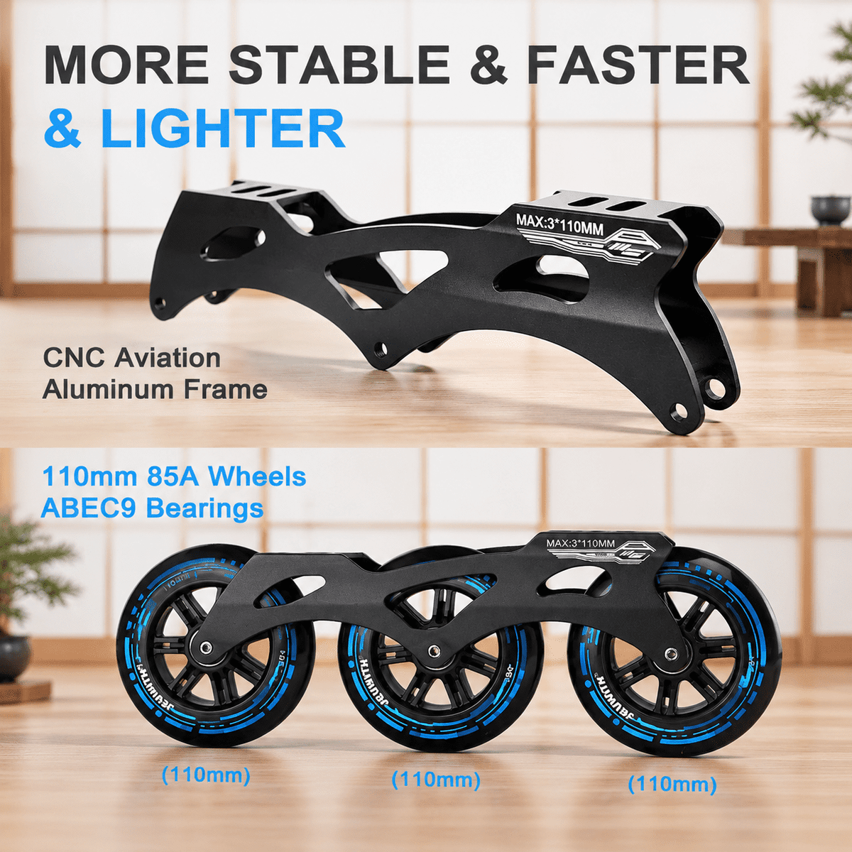 Inline Skates For Men Women 3 Wheel Roller Male Female High Performance Fitness Speed Racing Adult And Unisex