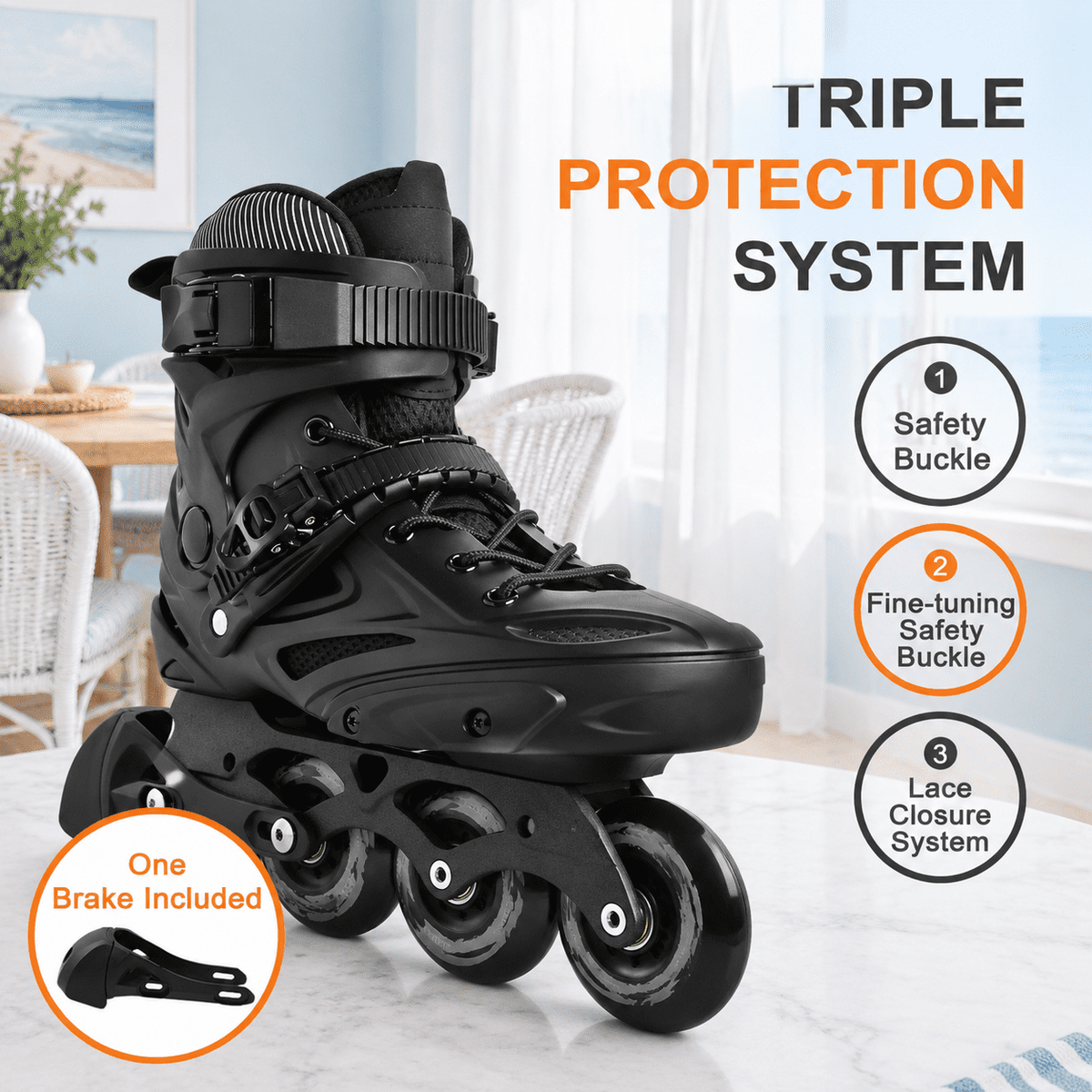 Inline Skates For Women Men Outdoor Street Roller Adult Male Female Professional Fitness Unisex