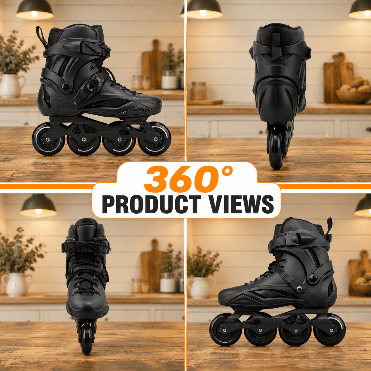 Unbranded Inline Skates Men3.5-4/Women4.5-5 Performance Roller Fitness