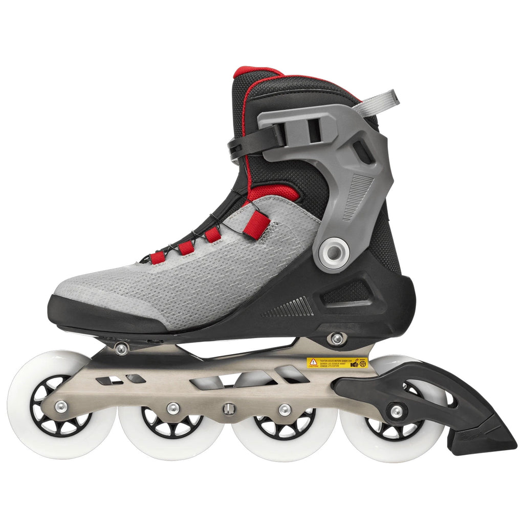 ROLLERBLADE Men's Macroblade 90 BOA Inline Skates, Color: Black/Gray/Red, Size: 9/9.5
