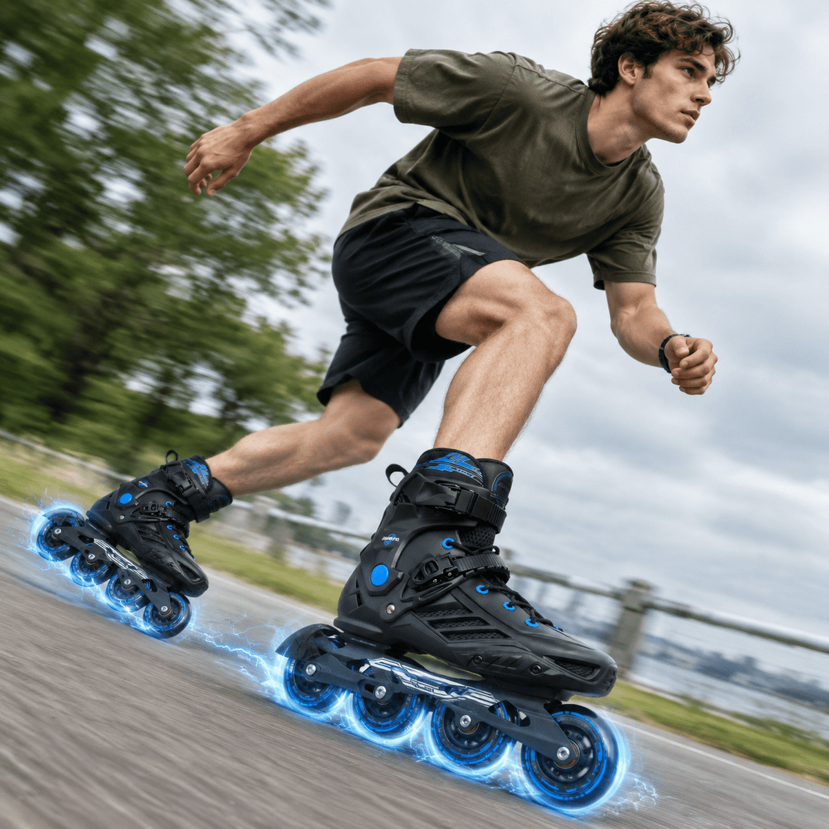 Inline Skates For Women Men Outdoor Street Roller Adult Male Female Professional Fitness Unisex