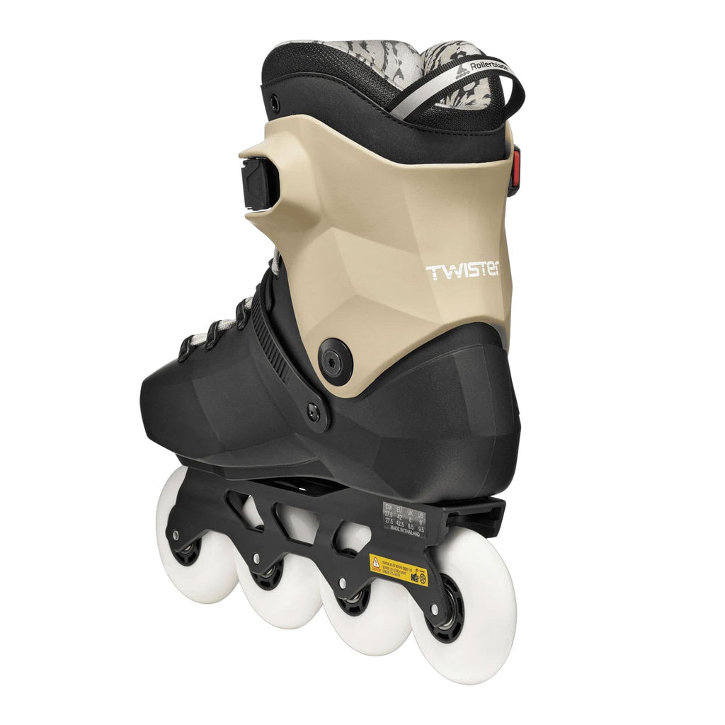 ROLLERBLADE Men's Twister XT Black/Sand/Red Inline Skates, Size: 13/13.5