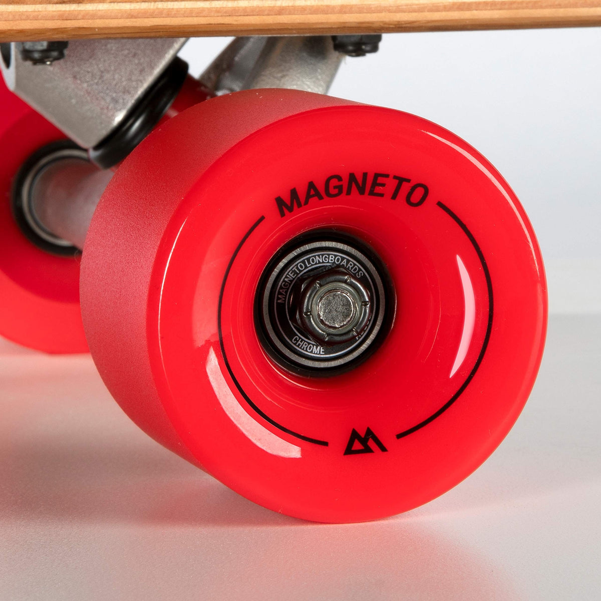 Magneto Longboard Cruiser Skateboard - 70mm 78A Cruiser Wheels for Smooth Riding - Drop-Through Long Boards Design for Stability - Easy Adjustments with Skate Tool - Brown 42in x 9.5in 8-Ply Maple