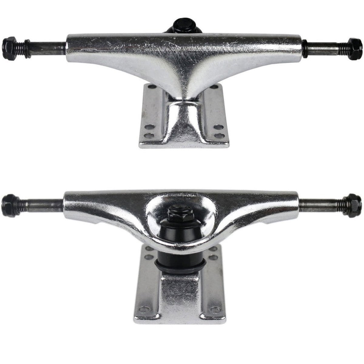 Moose Complete Skateboard Dip Black 8.25" With Silver Trucks and Black Wheels