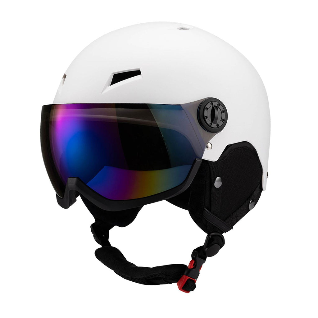 figatia Snow Sports Helmet Windproof Breathable Snowboard Helmet Protection Goggles for Adults for Skateboarding Winter Sports Black S