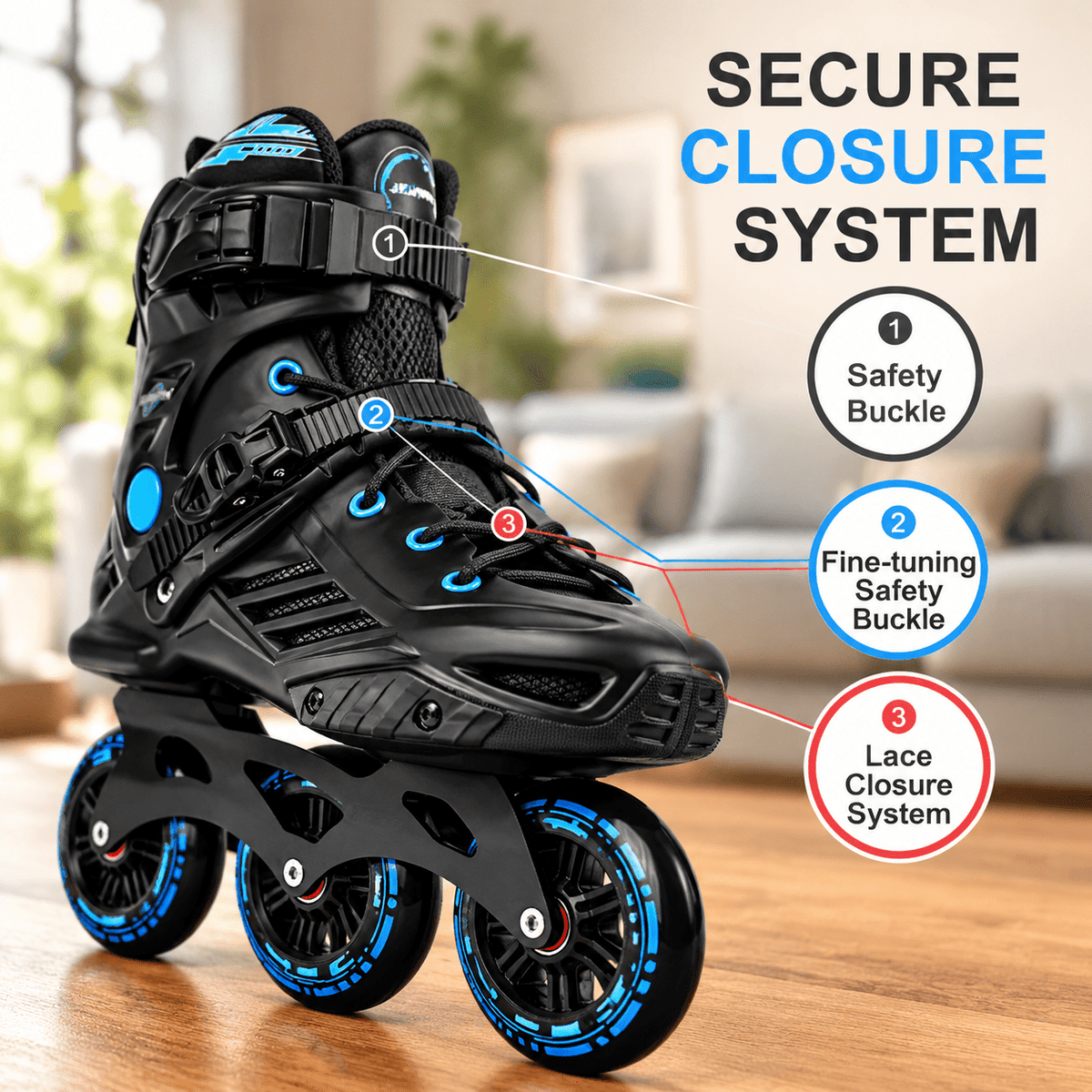 Inline Skates For Men Women 3 Wheel Roller Male Female High Performance Fitness Speed Racing Adult And Unisex