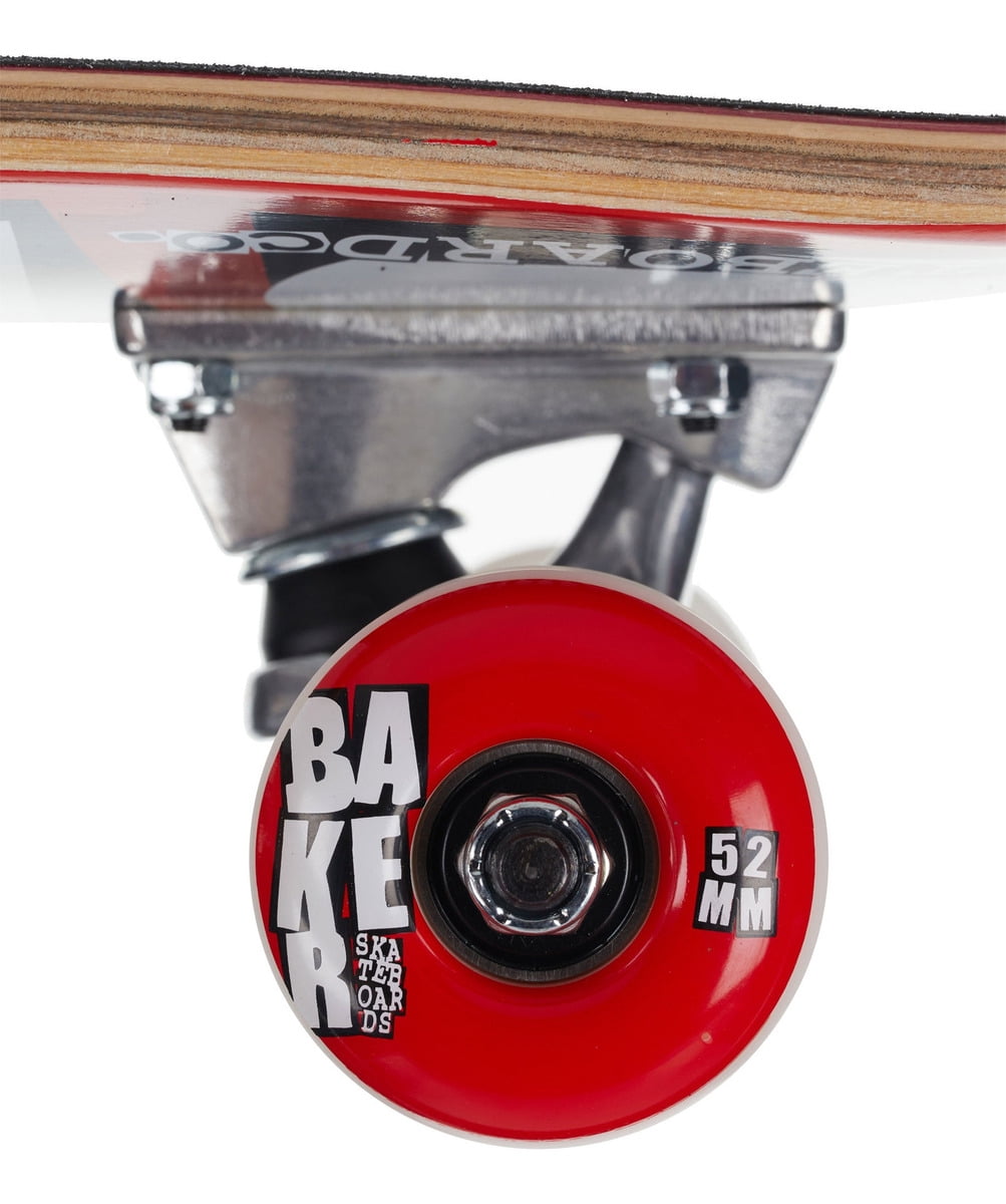 Baker Brand Logo Complete Skateboard 8.5 Black/White
