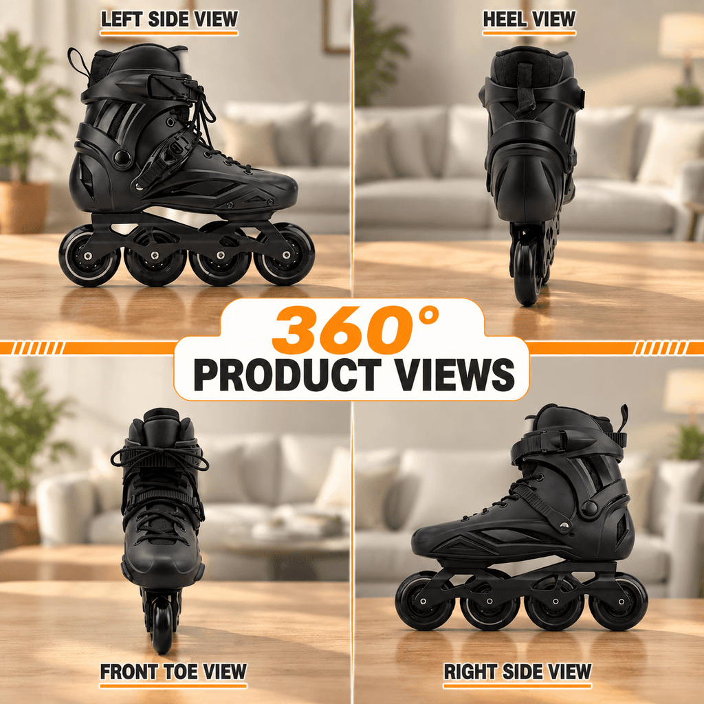 Unisex Inline Skates, Men3.5-4/Women4.5-5, Performance Fitness Roller Skates