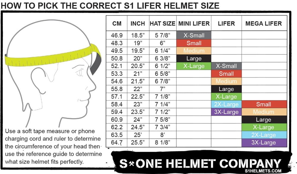 S1 Mega Lifer Helmet - Black Matte