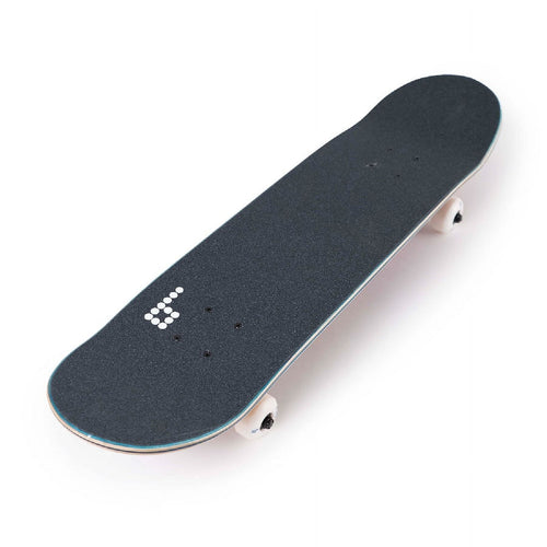 Braille Skateboarding - Multicolor, 31 In. x 7.75 In. Complete Skateboard, with 7-Ply Maple Deck and Abec-7 Bearings