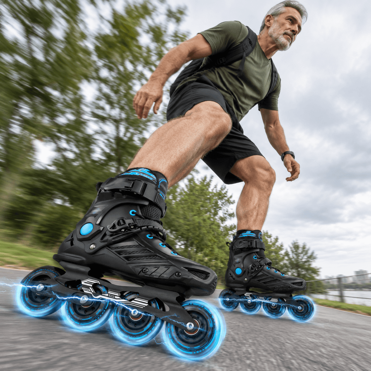 Inline Skates For Women Men Outdoor Street Roller Adult Male Female Professional Fitness Unisex