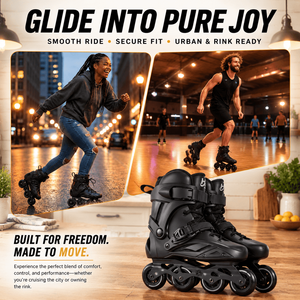 Unbranded Inline Skates Men3.5-4/Women4.5-5 Performance Roller Fitness