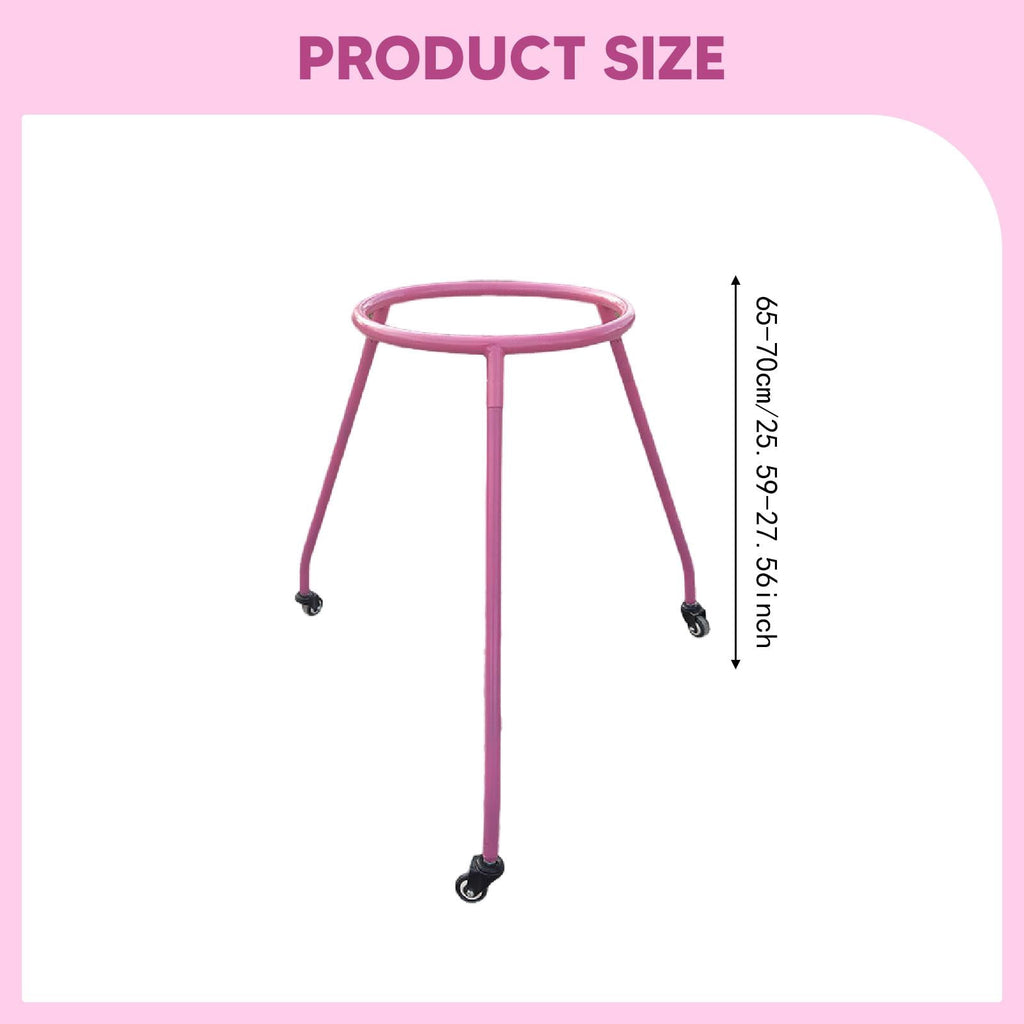 Aymzbd Adjustable Roller Skate Support for Children with A High-quality Steel Frame for Pink S