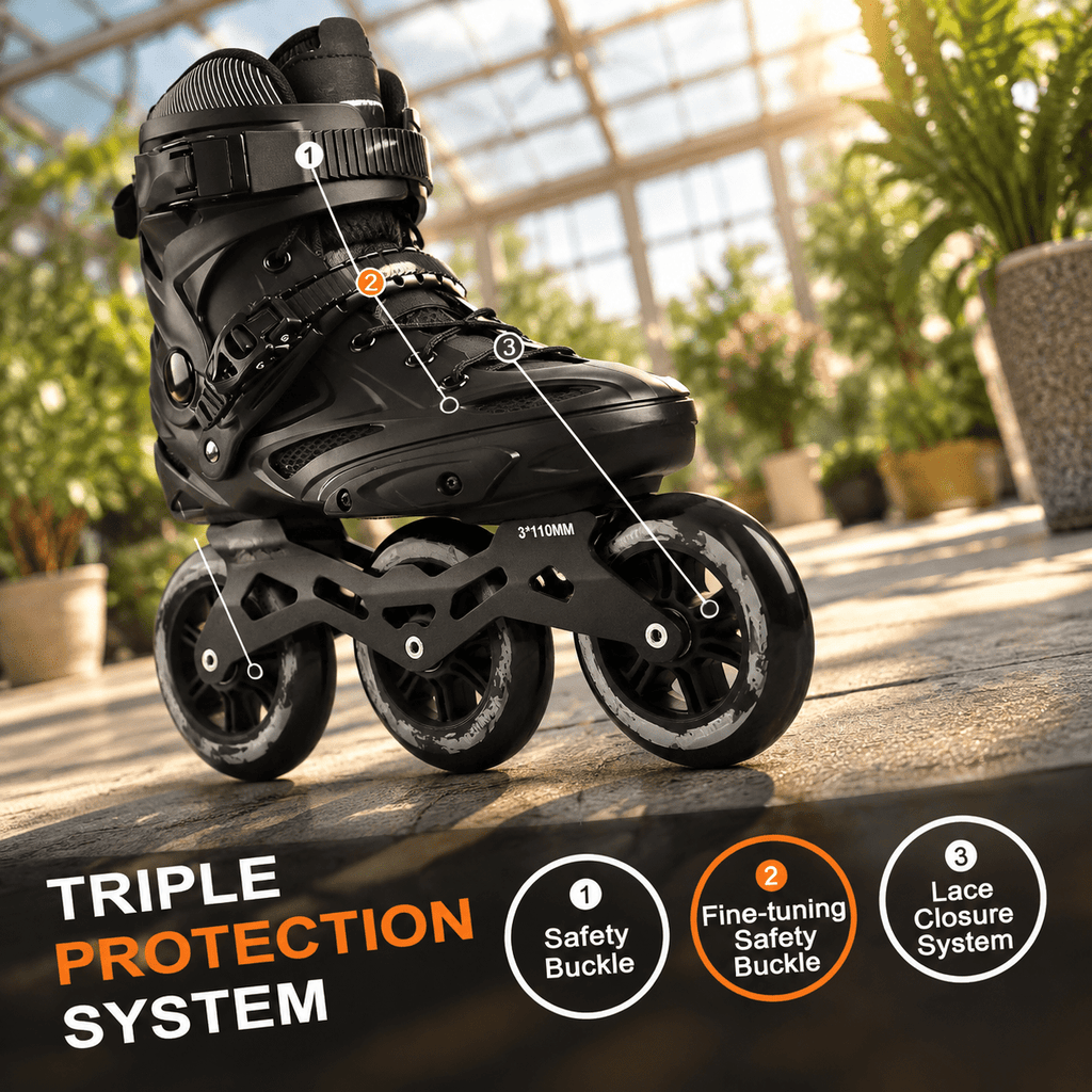 Inline Skates For Men Women 3 Wheel Roller Male Female High Performance Fitness Speed Racing Adult And Unisex