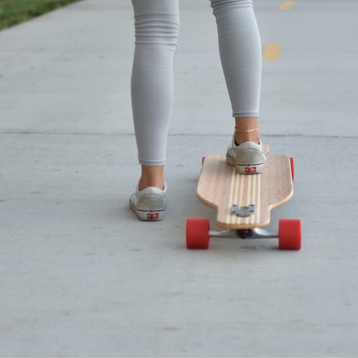Magneto Longboard Cruiser Skateboard - 70mm 78A Cruiser Wheels for Smooth Riding - Drop-Through Long Boards Design for Stability - Easy Adjustments with Skate Tool - Brown 42in x 9.5in 8-Ply Maple