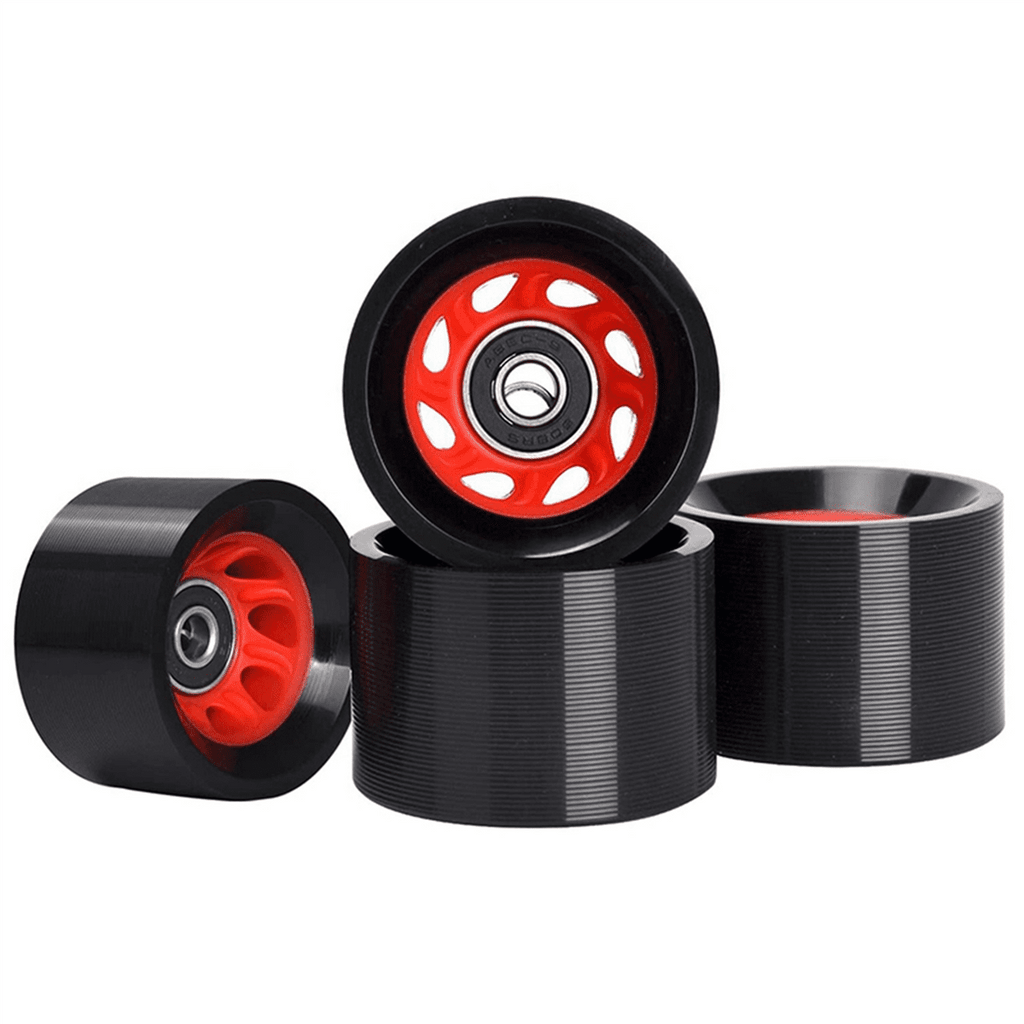 48Pack 95A 58mmx39mm,Indoor Quad Roller Skate Wheels,PU Wear- Wheels Double-Row Roller Skates Accessories