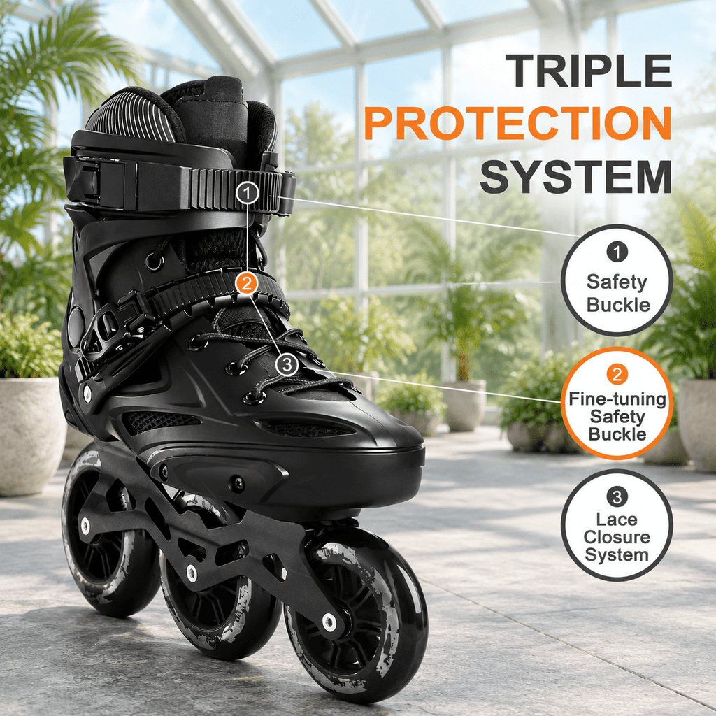 Inline Skates For Men Women 3 Wheel Roller Male Female High Performance Fitness Speed Racing Adult And Unisex