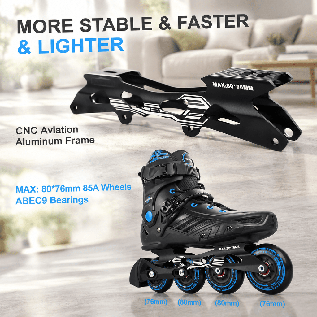 Inline Skates For Women Men Outdoor Street Roller Adult Male Female Professional Fitness Unisex