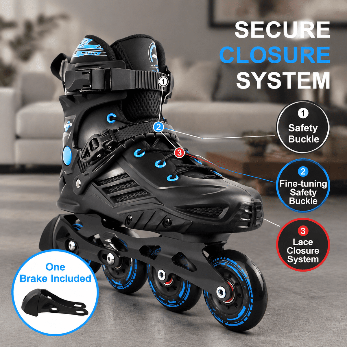 Inline Skates For Women Men Outdoor Street Roller Adult Male Female Professional Fitness Unisex