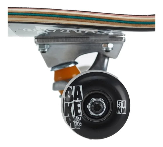 Baker Brand Logo Complete Skateboard 8.5 Black/White