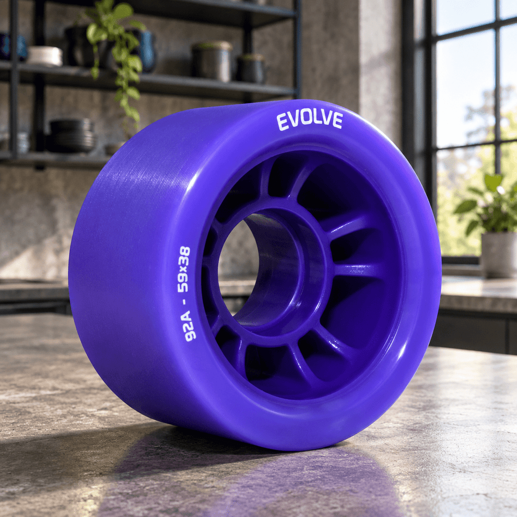 Blue 88A - Pack of 8 Roller & Inline Skate Replacement Wheels