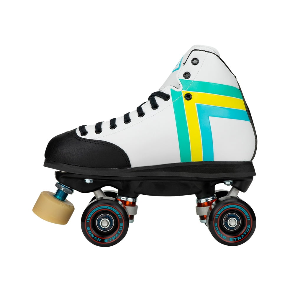Riedell Quad Outdoor Roller Skates - Antik Skyhawk Park Skate Set (Size 4, Black)