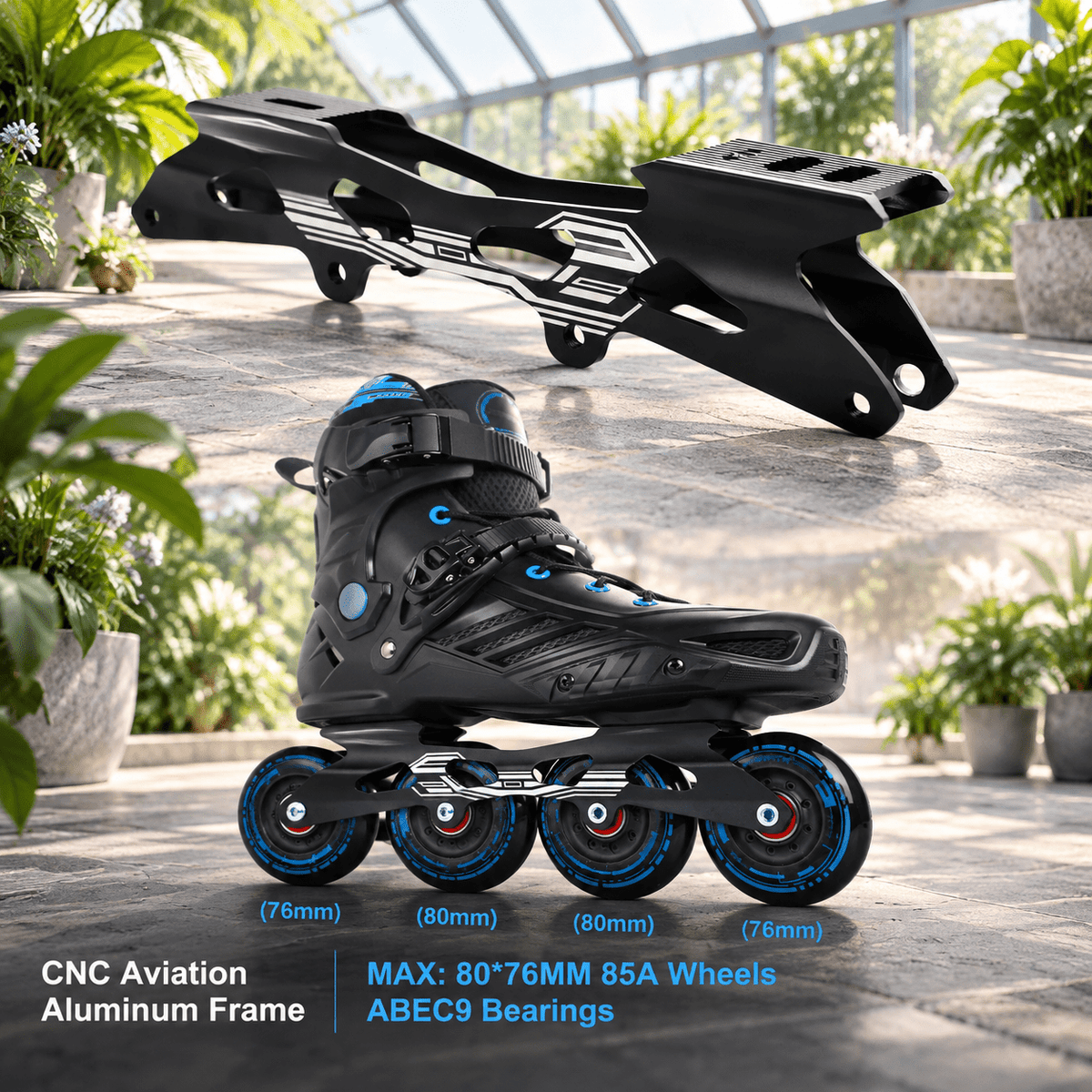Inline Skates For Women Men Outdoor Street Roller Adult Male Female Professional Fitness Unisex