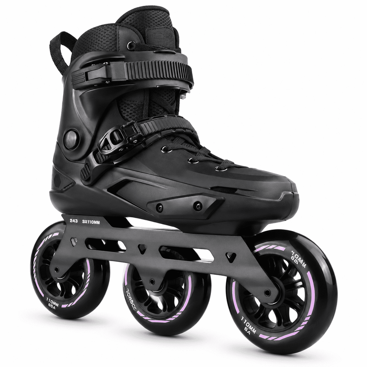Adult Inline Skates, 3-Wheel High Performance Roller Skates for Men and Women, Size USM13.5-14.5/USL14.5-15.5