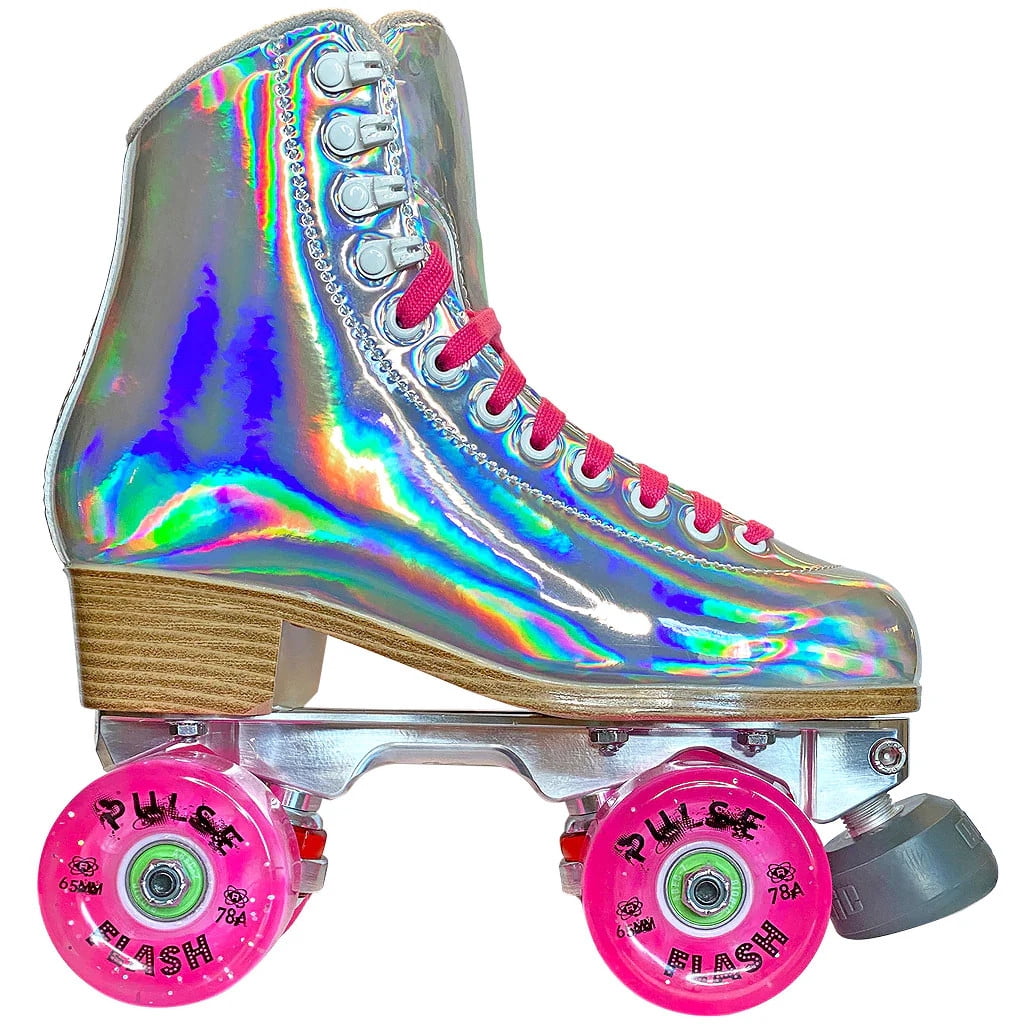 Atom Quad Outdoor Roller Skates - Evo Alloy Women's Outdoor Package (Hologram)