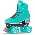 Crazy Skates Evoke Roller Skates for Women - Stylish Suede Quad Skates