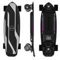 Maxfind Cyber Mini Electric Skateboard with Remote, 32.8", Dual Hub Motors, 24 mph, 15 Miles, App Control