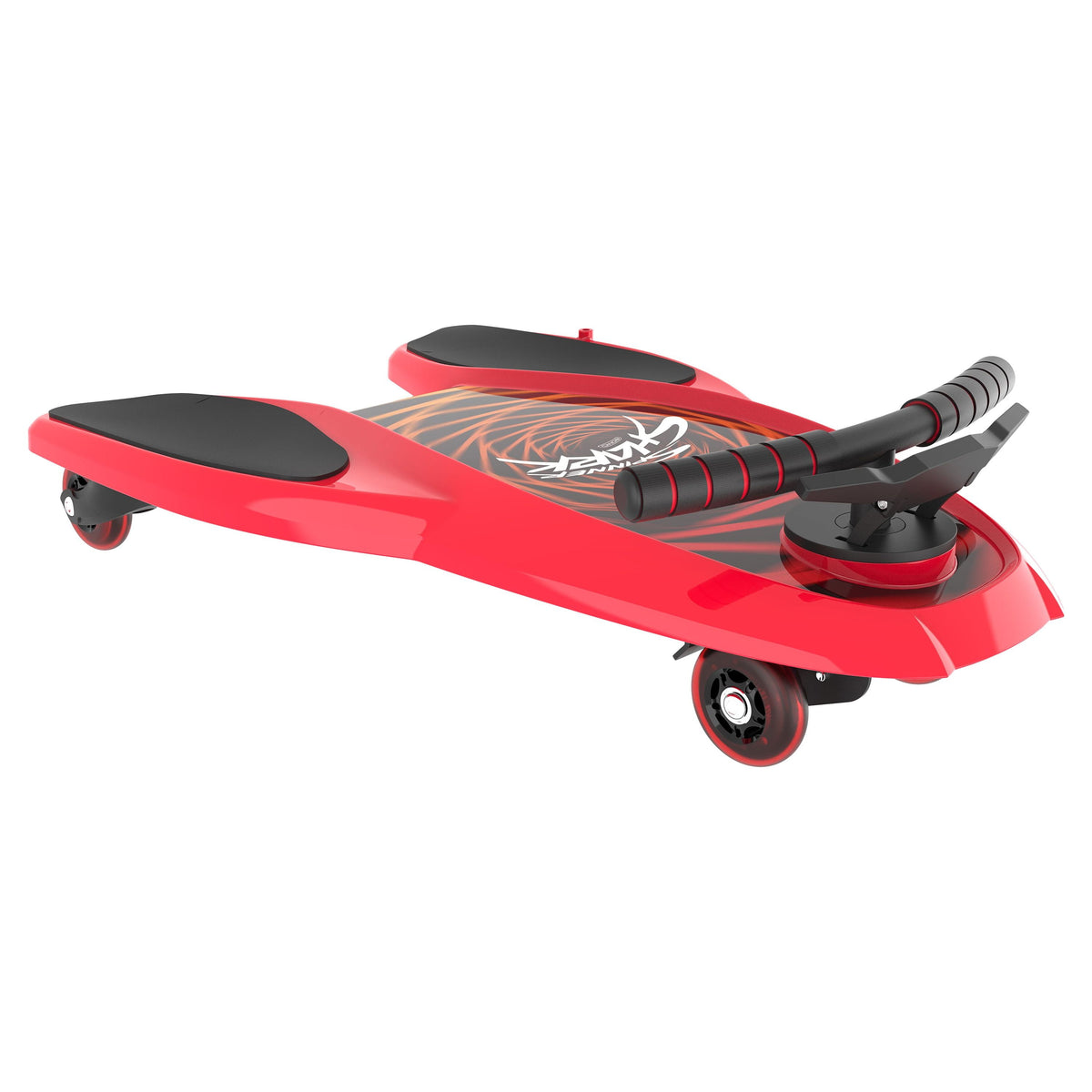Melo Pink Spinner Shark Kneeboard Toy for Kids 6 Years and up, 74 mm wheels