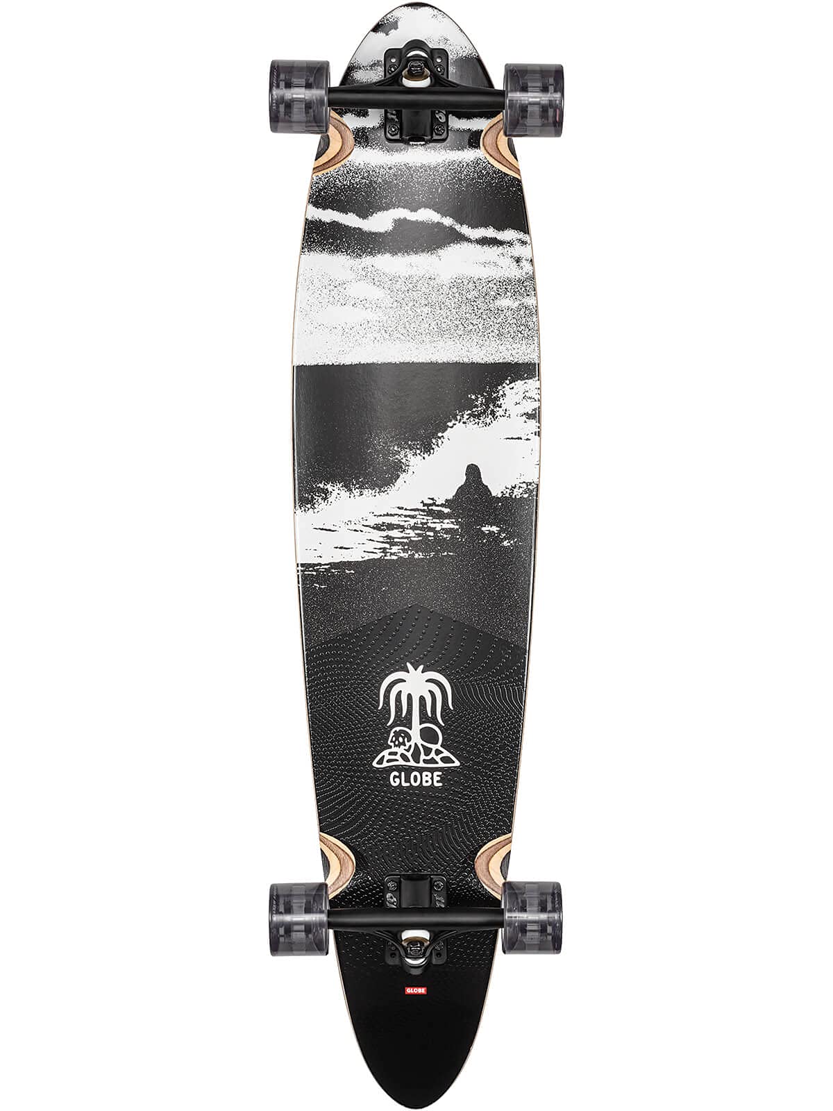 Globe Pinner Classic Complete Skateboard 9 x 40 Coconut/Black Tide