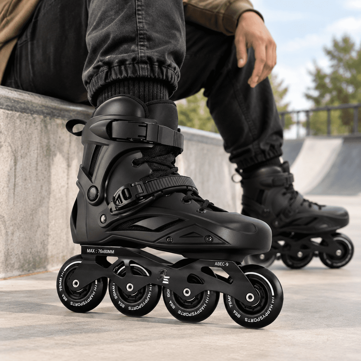 Unbranded Inline Skates Men3.5-4/Women4.5-5 Performance Roller Fitness