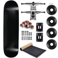 Moose Complete Skateboard Dip Black 8.25" With Silver Trucks and Black Wheels