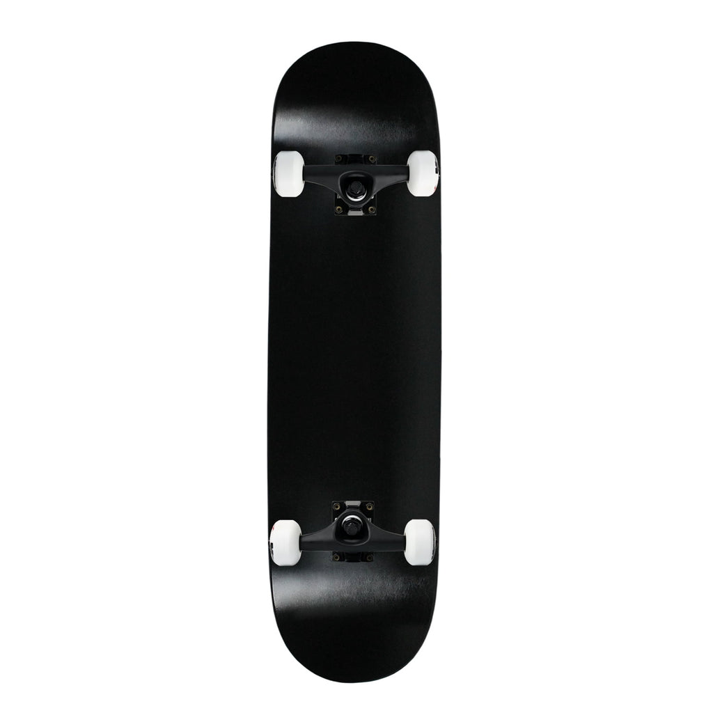Moose Complete Skateboard Dipped Black 7.0" Black/White Assembled