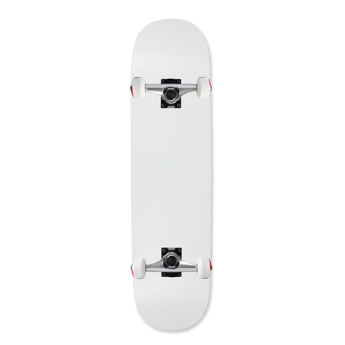 Moose Complete Skateboard Dipped White 7.5" Silver/White Assembled