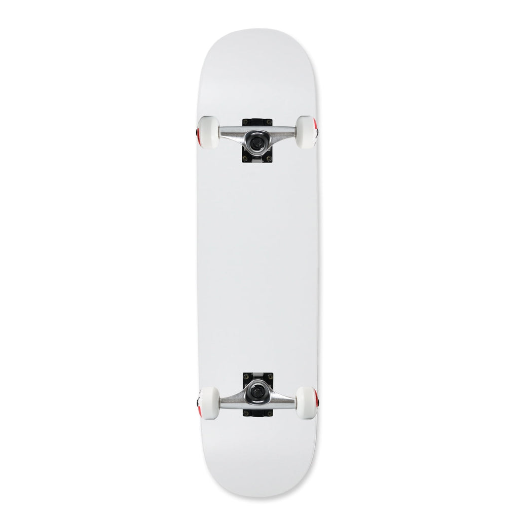 Moose Complete Skateboard Dipped White 8.25" Silver/White Assembled