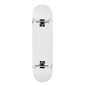 Moose Complete Skateboard Dipped White 8.25" Silver/White Assembled