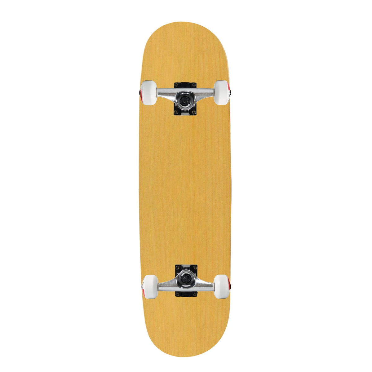 Moose Complete Skateboard Natural 7.0" Silver/White Assembled