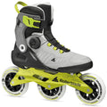 ROLLERBLADE Men's Macroblade 110 BOA Black/Gray/Lime Inline Skates, Size: 10/10.5