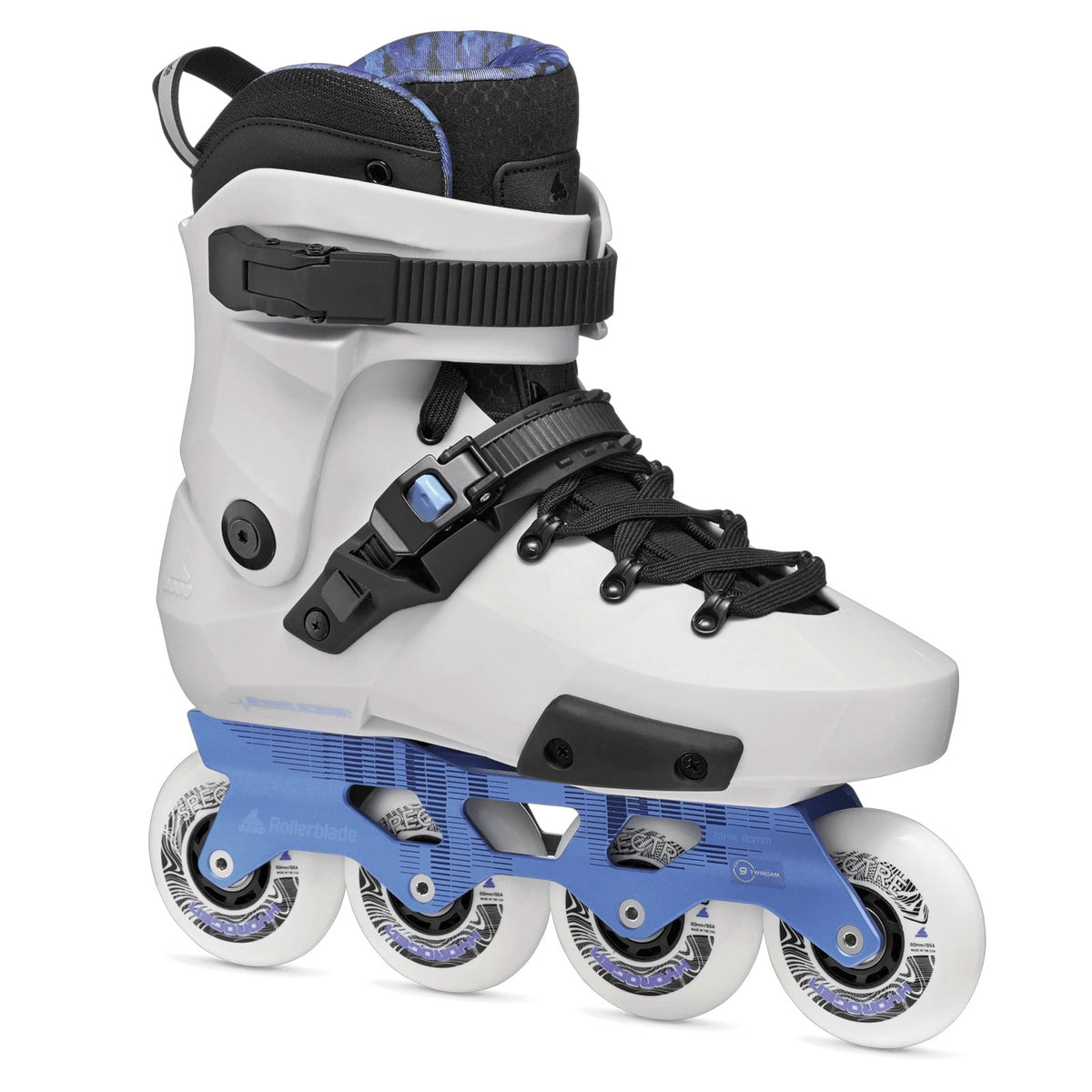 ROLLERBLADE Men's Twister XT Gray Pearl/Periwinkle Inline Skates, Size: 11/11.5