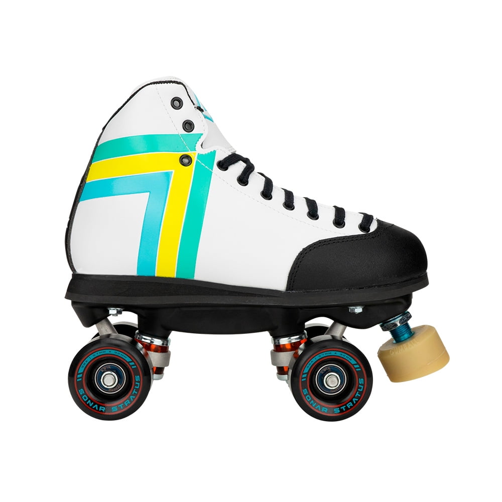 Riedell Quad Outdoor Roller Skates - Antik Skyhawk Park Skate Set (Size 4, Black)