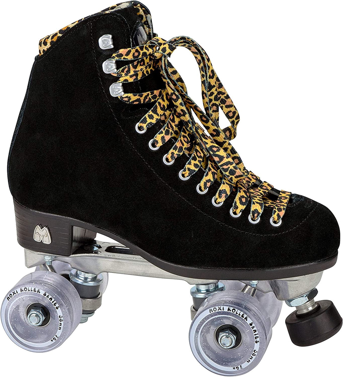 Riedell Quad Roller Skates - Panther Black Suede