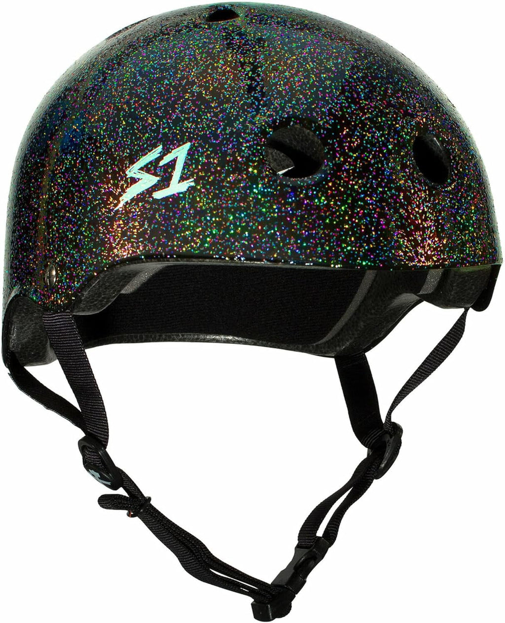 S-ONE Lifer CPSC - Multi-Impact - Black Gloss Glitter - Sz. Medium (21.5")