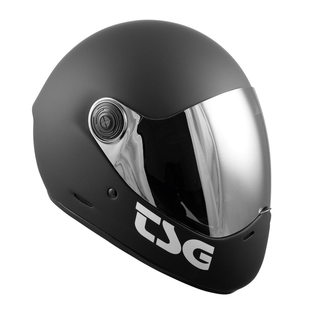 TSG Pass Pro Full Face Helmet w/Two Visors, Downhill Skateboarding Multi-color