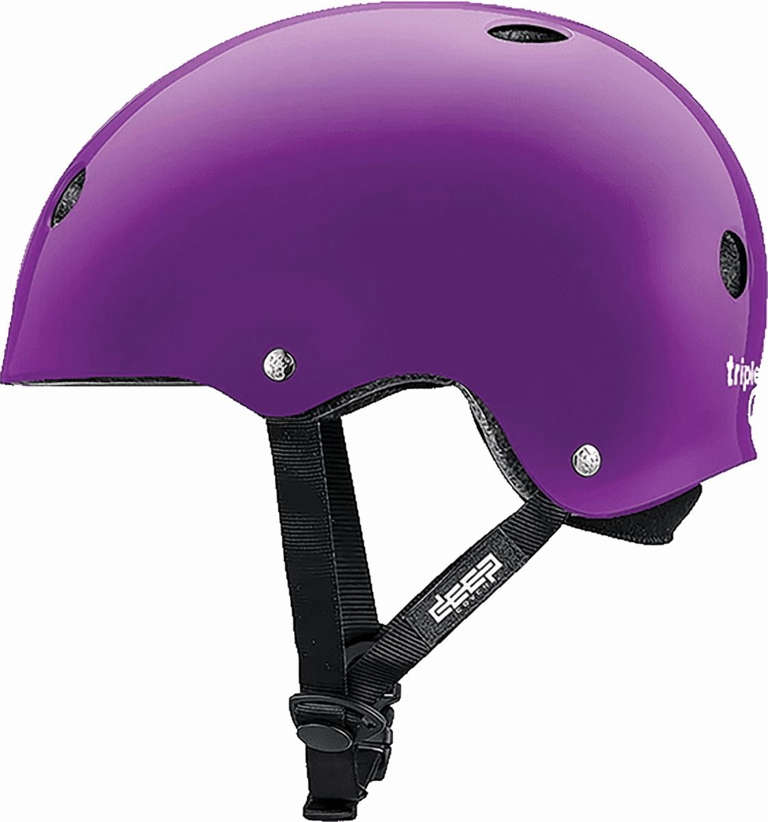 Triple Eight Certified Deep Cover Helmet Xs/S Matte Black